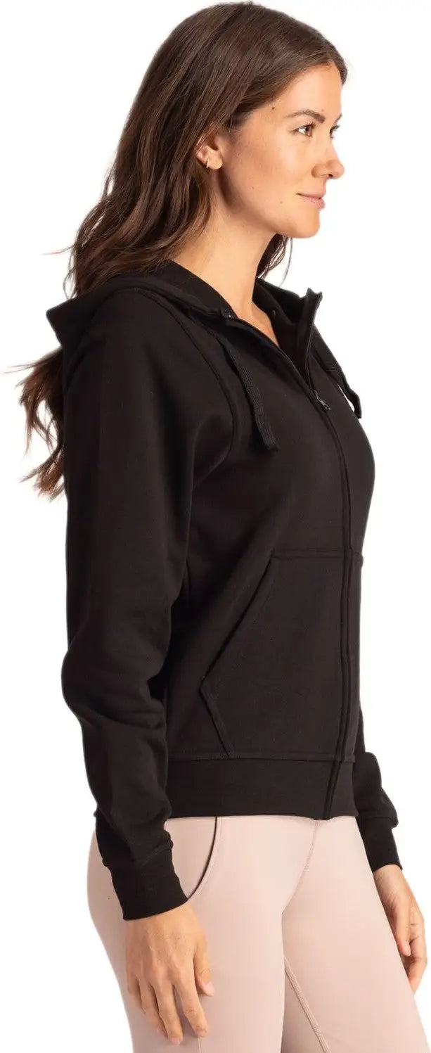 Clique Mqk00109 Unisex Stockholm Full Zip Hoodie - Black