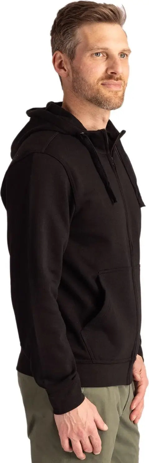 Clique Mqk00109 Unisex Stockholm Full Zip Hoodie - Black