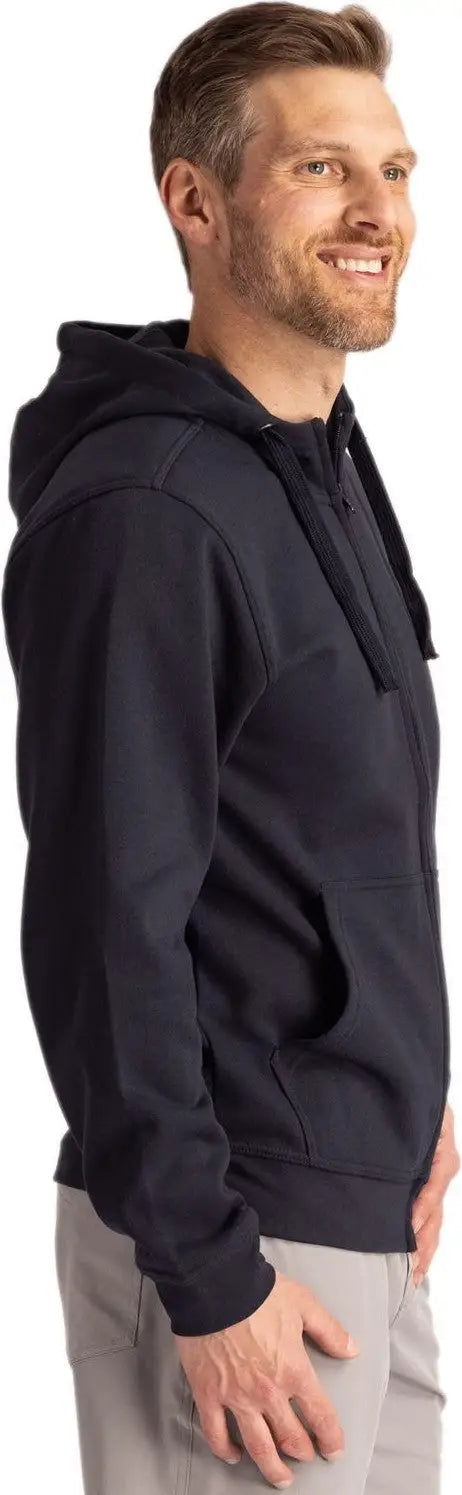 Clique Mqk00109 Unisex Stockholm Full Zip Hoodie - Dark Navy