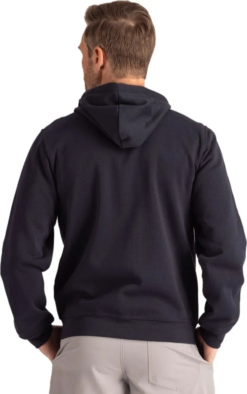 Clique Mqk00109 Unisex Stockholm Full Zip Hoodie - Dark Navy