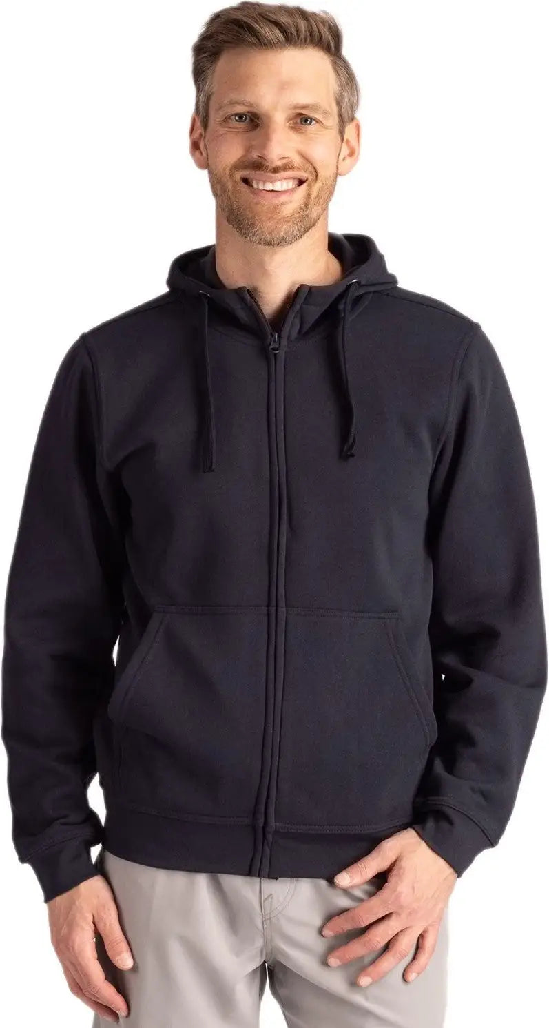 Clique Mqk00109 Unisex Stockholm Full Zip Hoodie - Dark Navy
