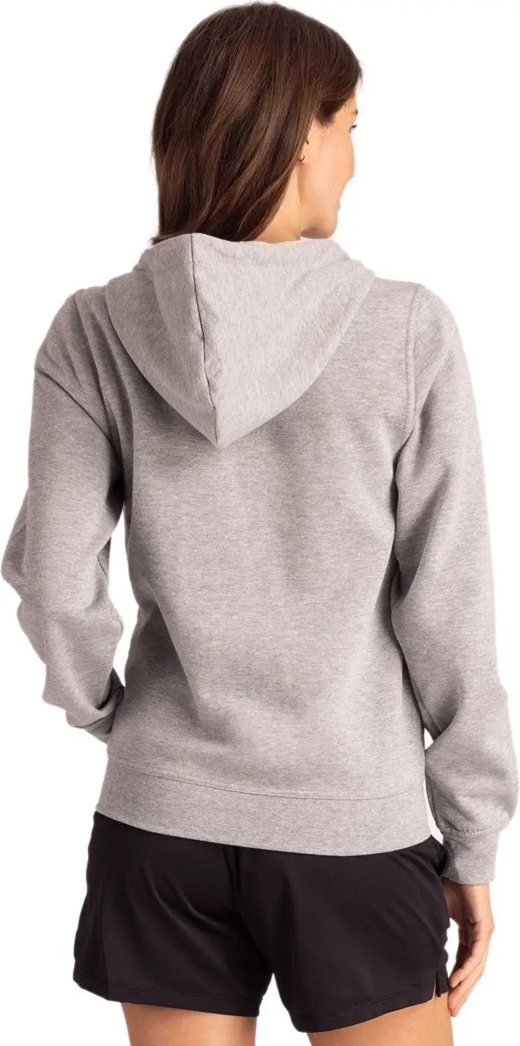 Clique Mqk00109 Unisex Stockholm Full Zip Hoodie - Gray Melange