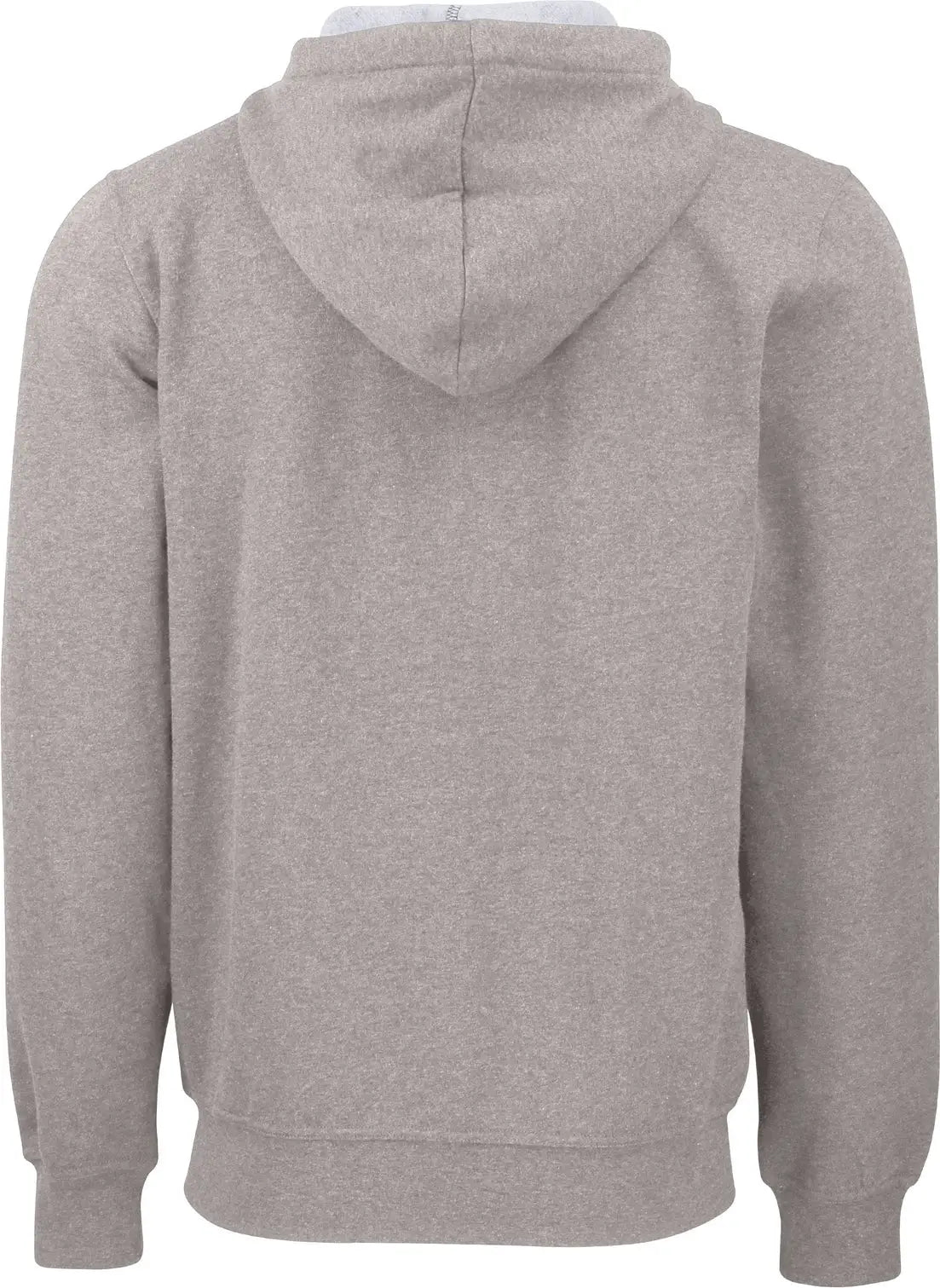 Clique Mqk00109 Unisex Stockholm Full Zip Hoodie - Gray Melange