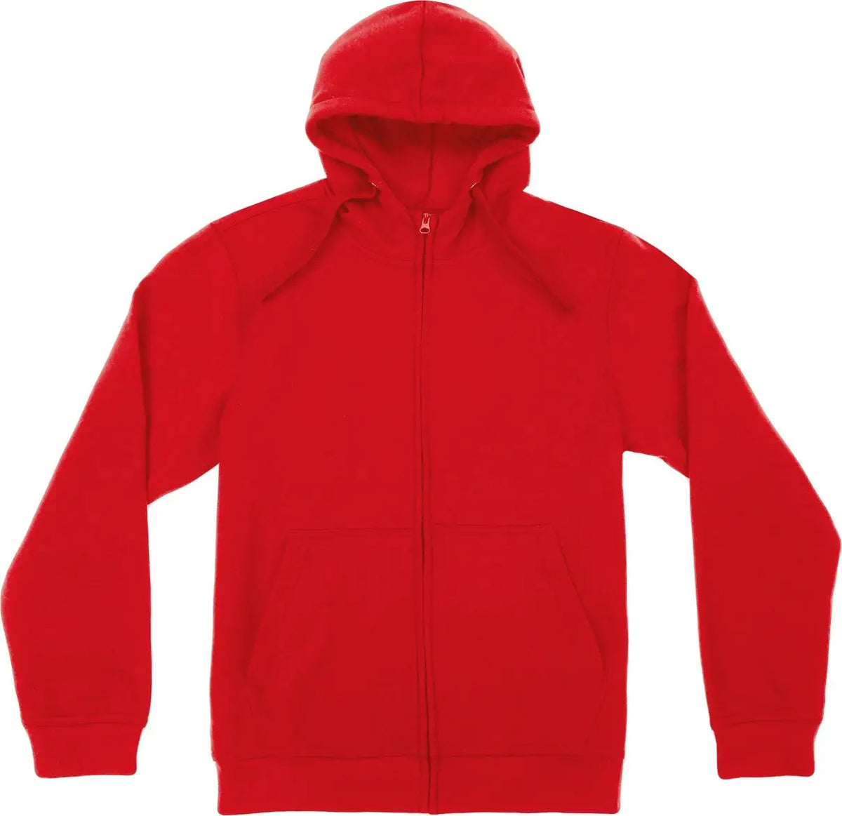 Clique Mqk00109 Unisex Stockholm Full Zip Hoodie - Red