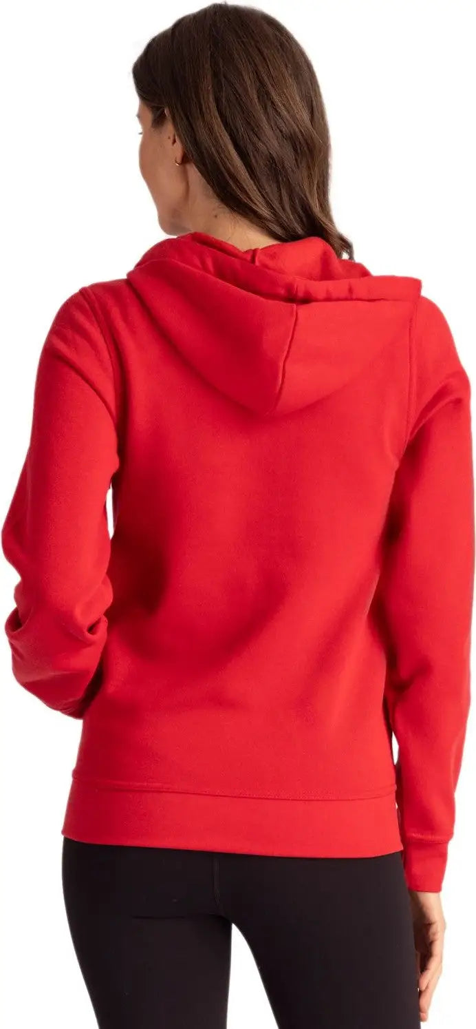 Clique Mqk00109 Unisex Stockholm Full Zip Hoodie - Red