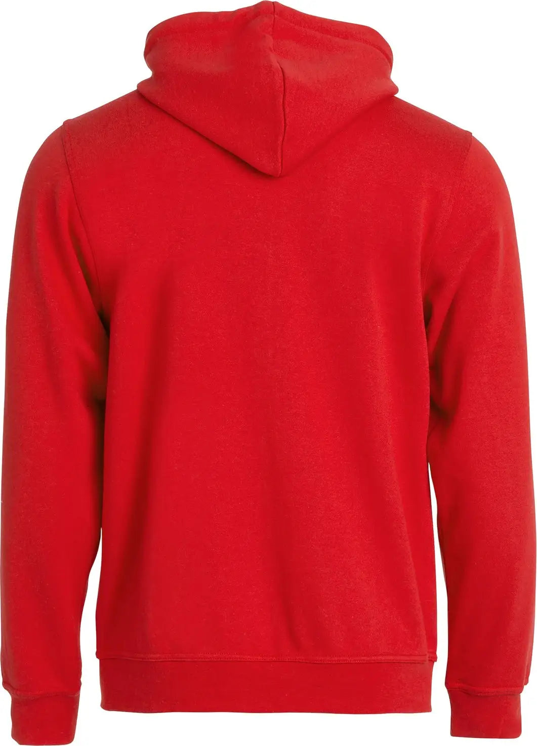Clique Mqk00109 Unisex Stockholm Full Zip Hoodie - Red