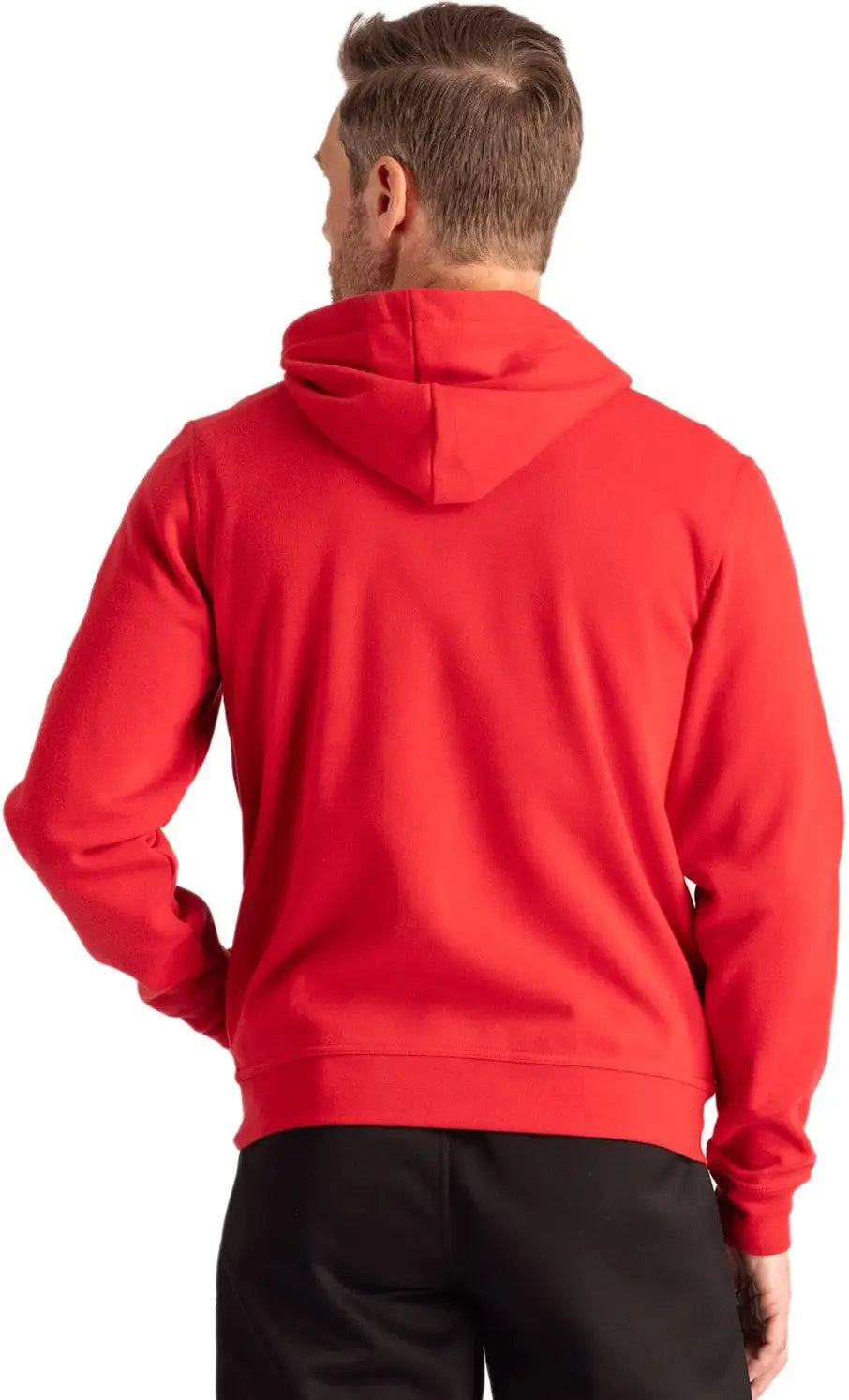 Clique Mqk00109 Unisex Stockholm Full Zip Hoodie - Red
