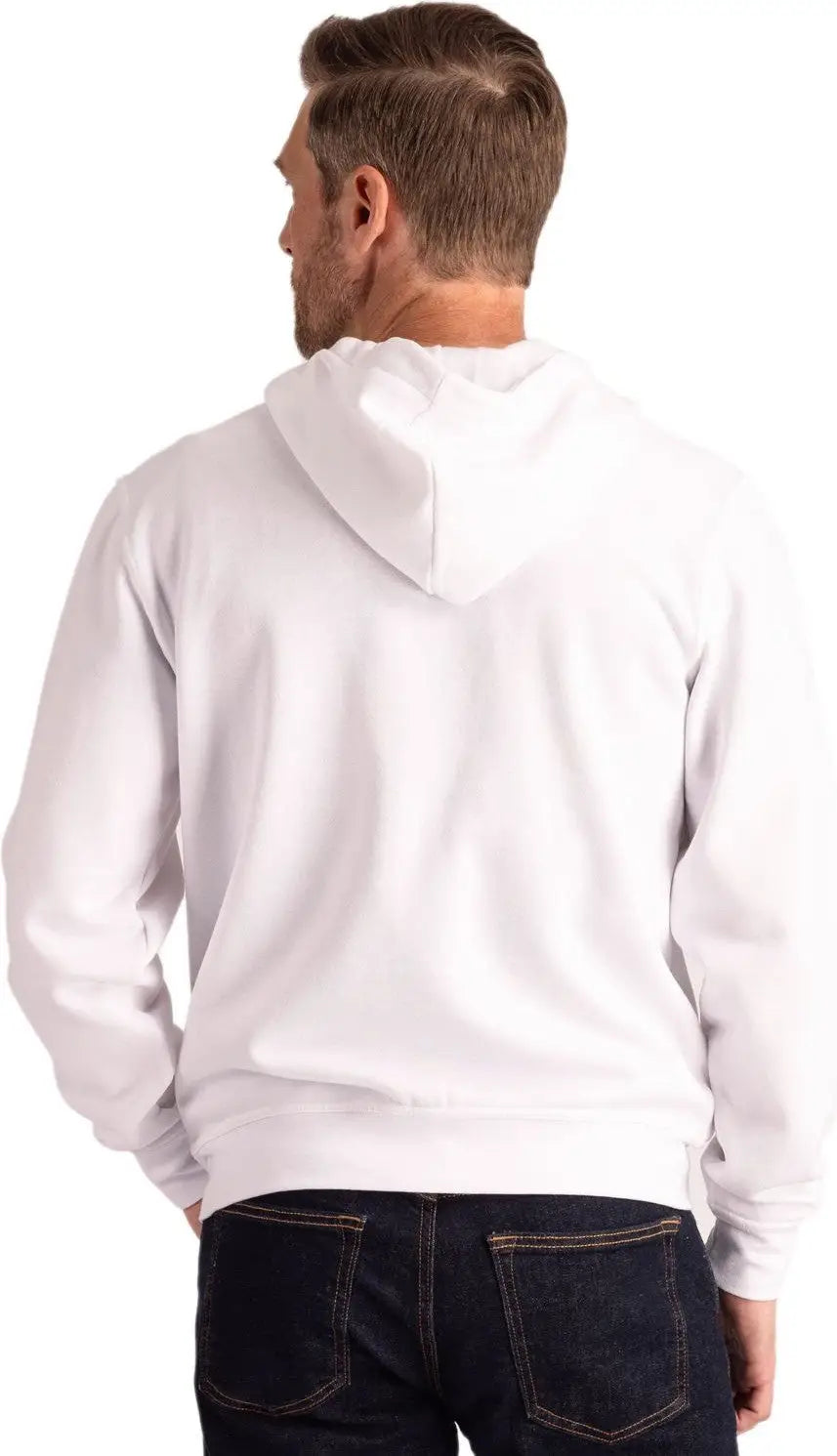 Clique Mqk00109 Unisex Stockholm Full Zip Hoodie - White - Adult Xs
