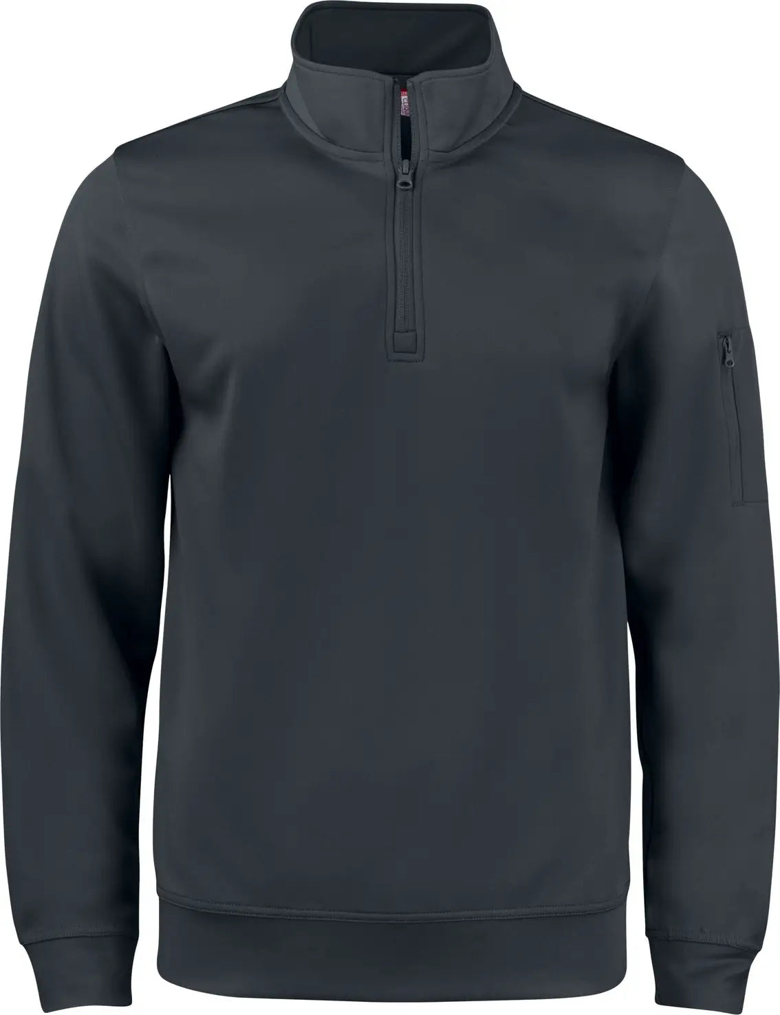 Clique Mqk00110 Lift Eco Performance Half Zip Unisex Pullover - Black