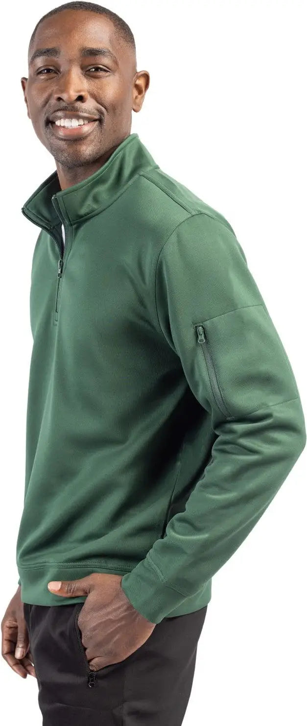 Clique Mqk00110 Lift Eco Performance Half Zip Unisex Pullover - Bottle Green