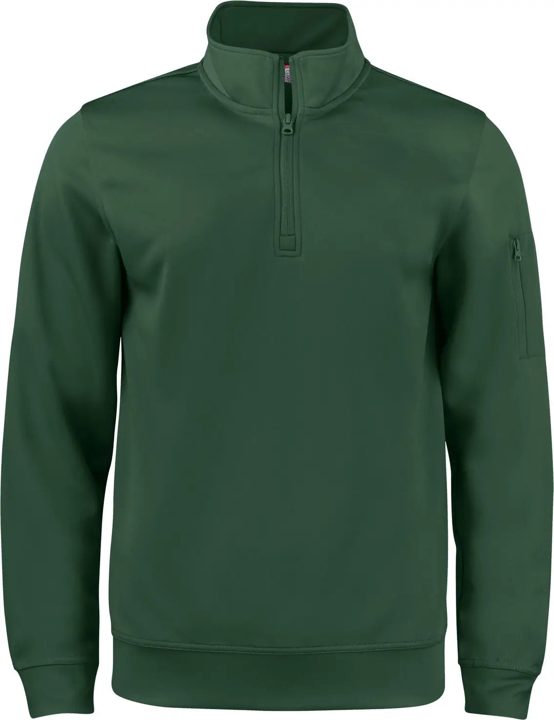 Clique Mqk00110 Lift Eco Performance Half Zip Unisex Pullover - Bottle Green