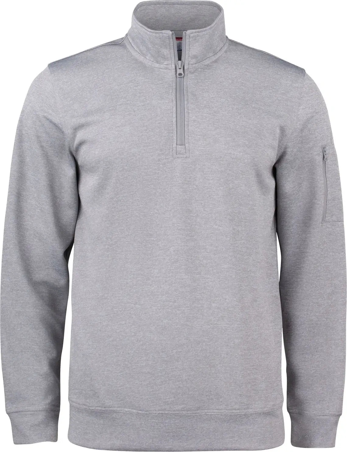 Clique Mqk00110 Lift Eco Performance Half Zip Unisex Pullover - Gray Melange