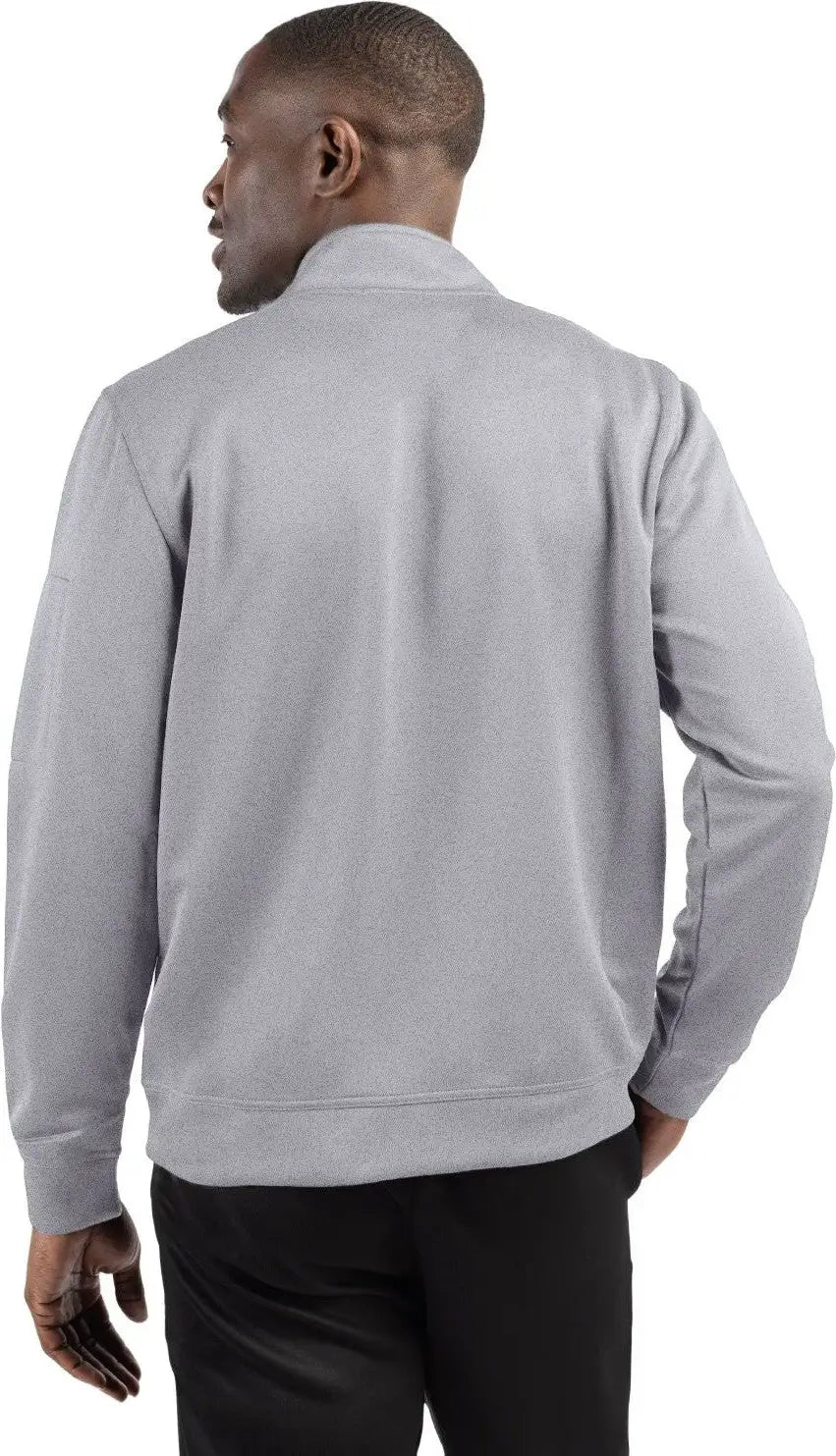 Clique Mqk00110 Lift Eco Performance Half Zip Unisex Pullover - Gray Melange
