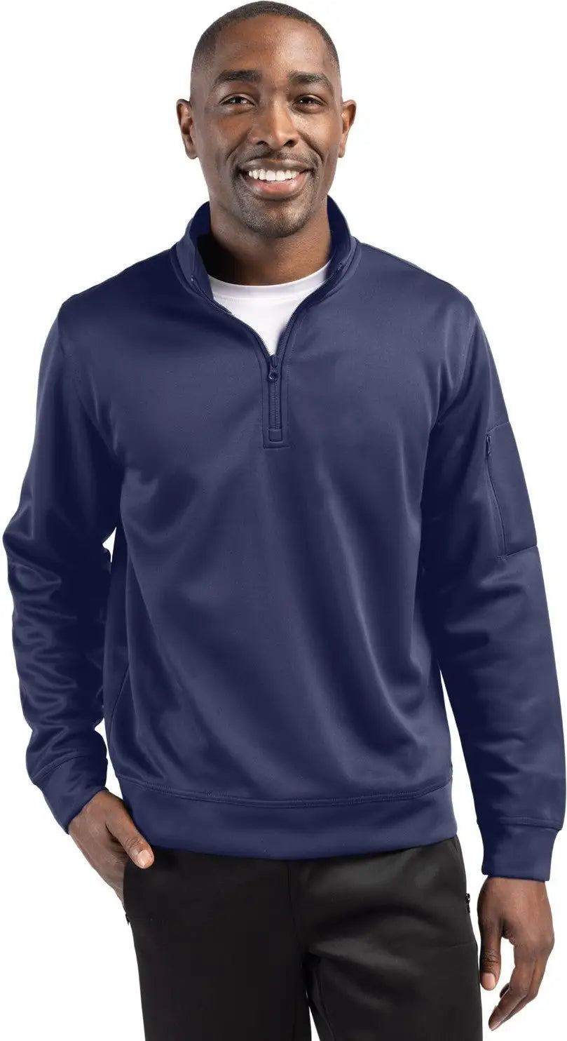 Clique Mqk00110 Lift Eco Performance Half Zip Unisex Pullover - Navy - Adult Xs