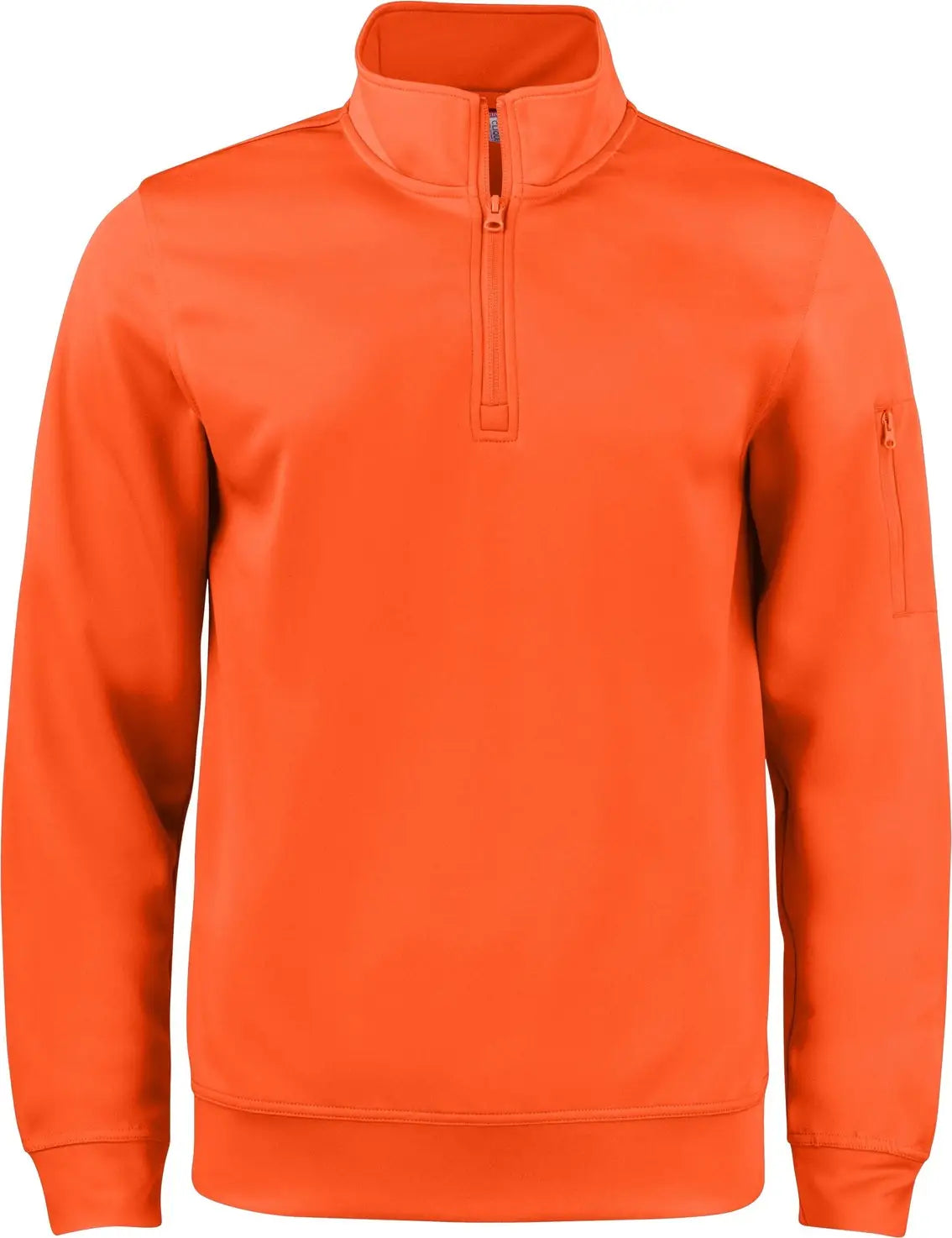 Clique Mqk00110 Lift Eco Performance Half Zip Unisex Pullover - Orange