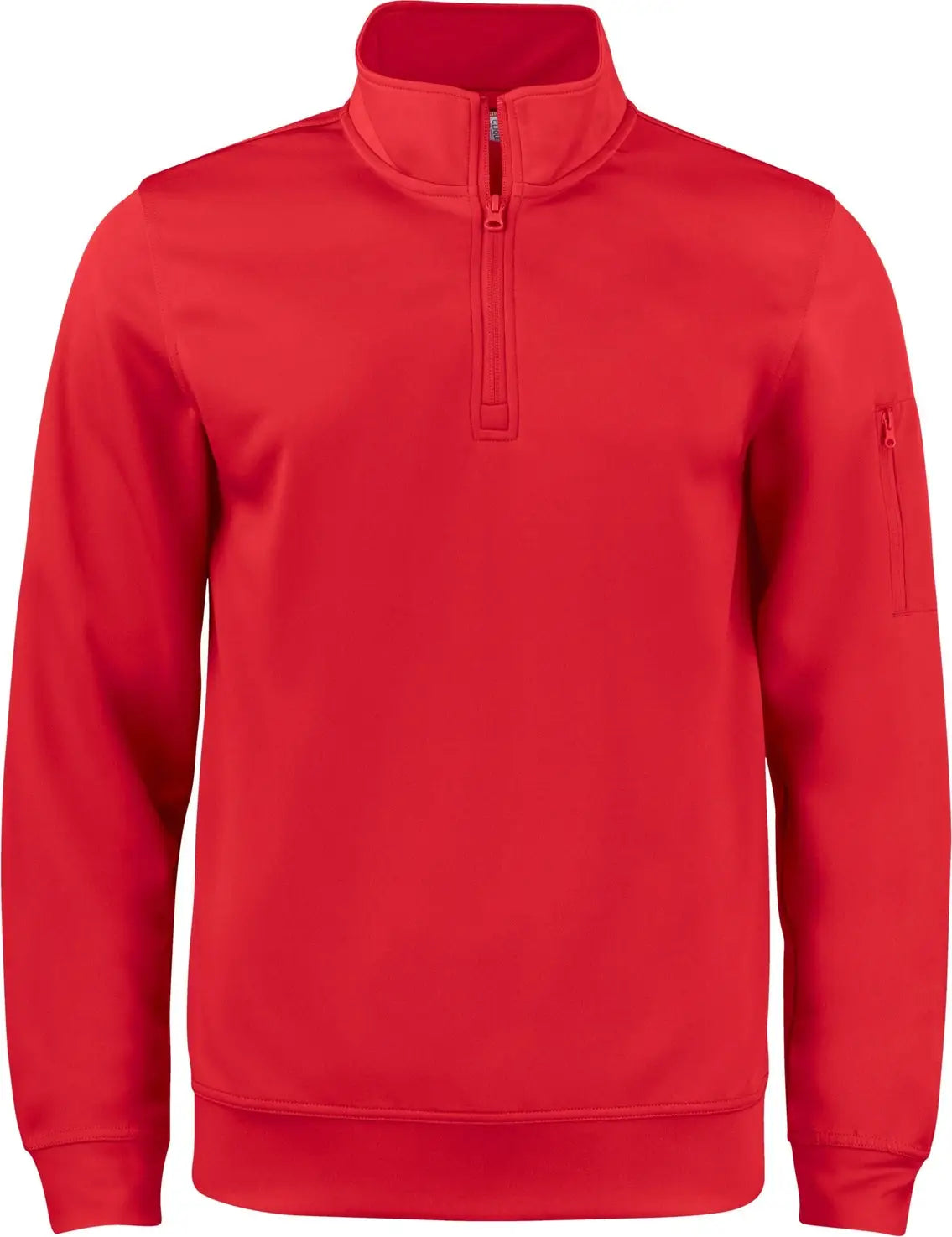 Clique Mqk00110 Lift Eco Performance Half Zip Unisex Pullover - Red