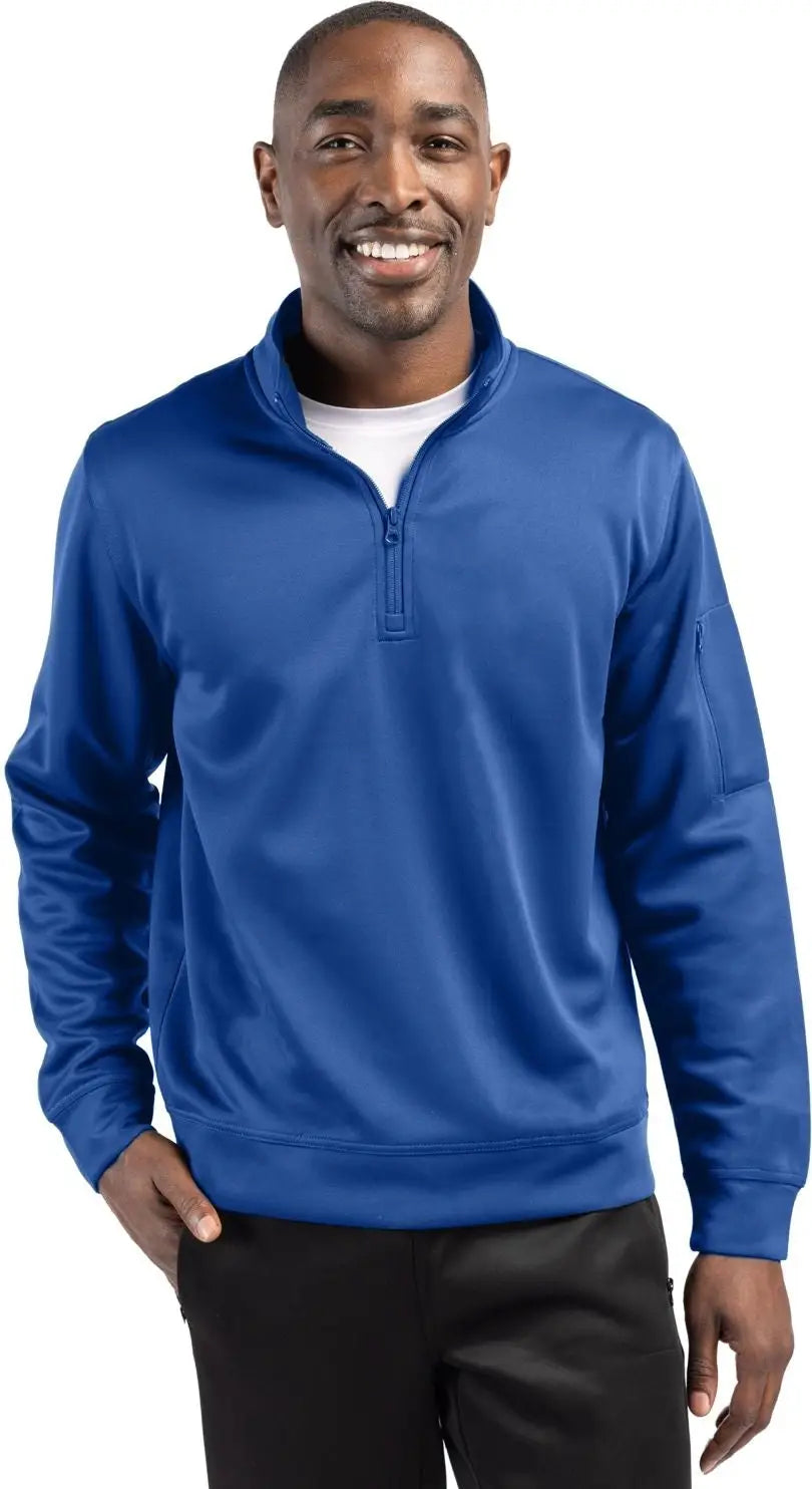 Clique Mqk00110 Lift Eco Performance Half Zip Unisex Pullover - Royal Blue - Adult Xs