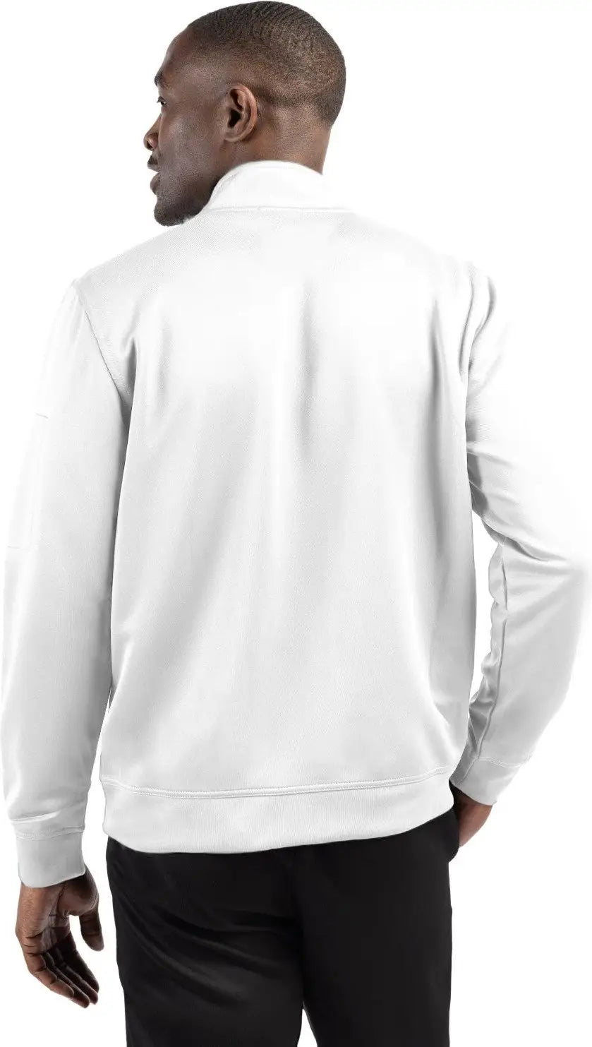 Clique Mqk00110 Lift Eco Performance Half Zip Unisex Pullover - White - Adult Xs