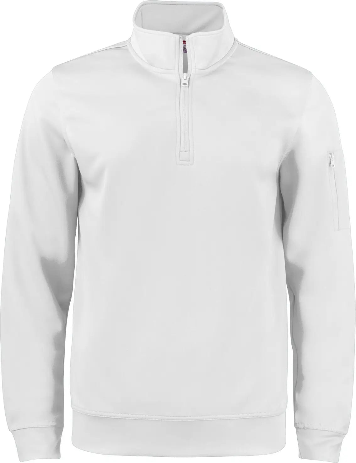 Clique Mqk00110 Lift Eco Performance Half Zip Unisex Pullover - White