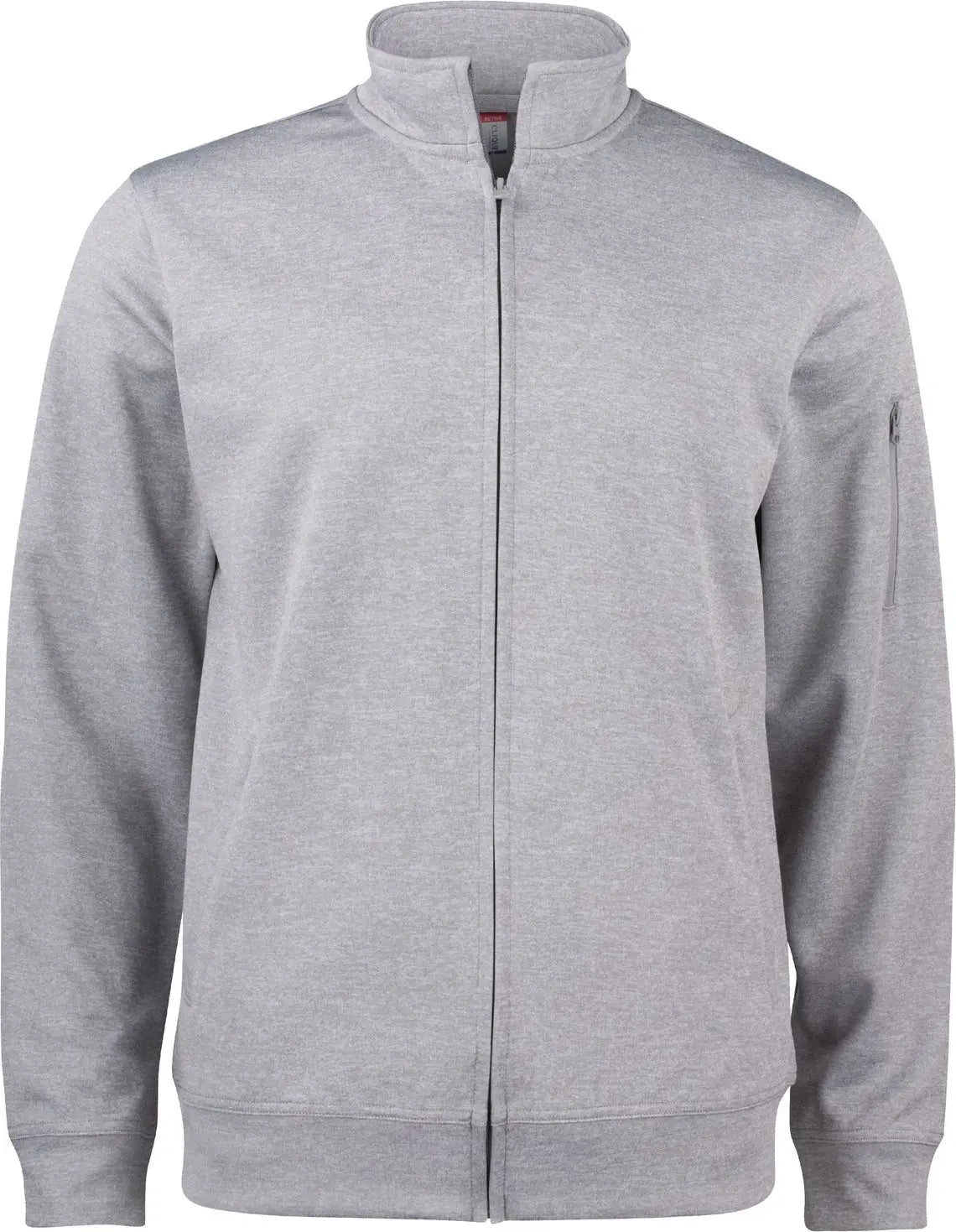 Clique Mqk00111 Lift Eco Performance Full Zip Unisex Jacket - Gray Melange