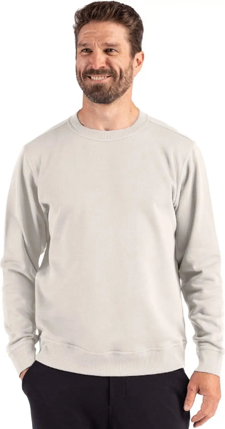 Clique Mqk00114 Drive Recycled Unisex Crewneck Sweatshirt - off White - Adult Xs