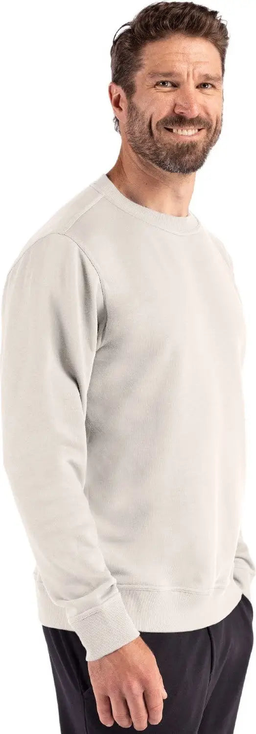 Clique Mqk00114 Drive Recycled Unisex Crewneck Sweatshirt - off White