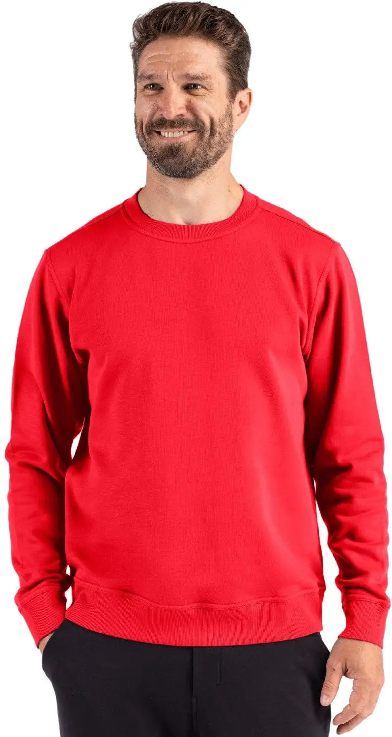 Clique Mqk00114 Drive Recycled Unisex Crewneck Sweatshirt - Red - Adult Xs