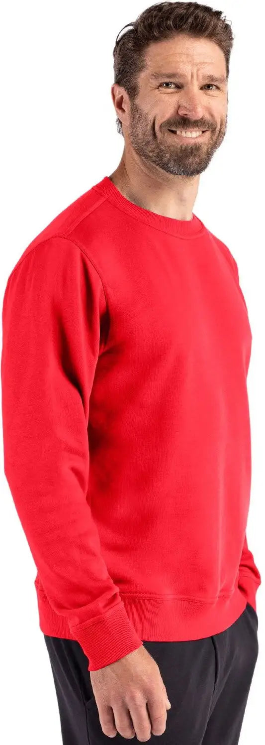 Clique Mqk00114 Drive Recycled Unisex Crewneck Sweatshirt - Red