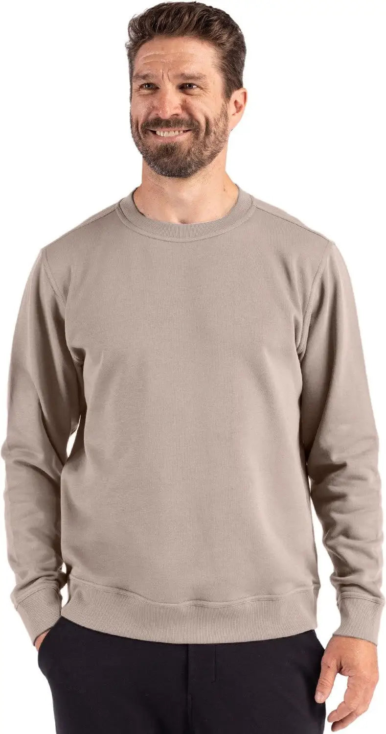 Clique Mqk00114 Drive Recycled Unisex Crewneck Sweatshirt - Sandbar - Adult Xs