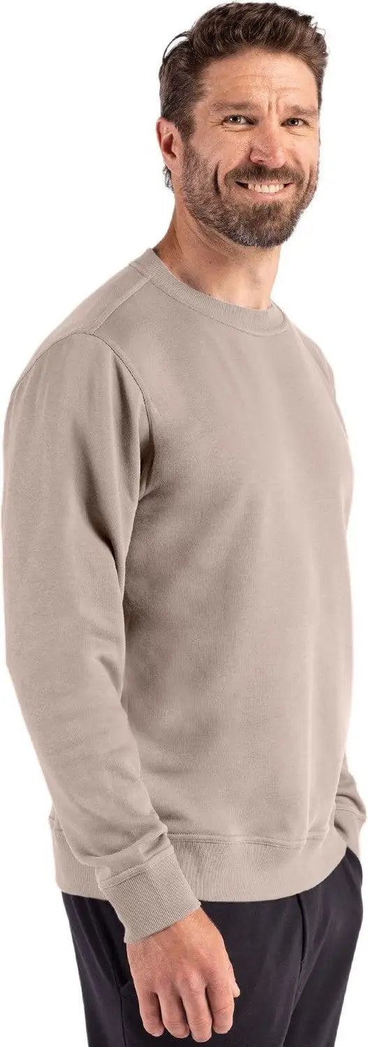 Clique Mqk00114 Drive Recycled Unisex Crewneck Sweatshirt - Sandbar