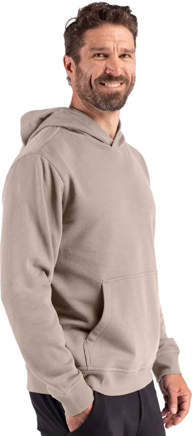 Clique Mqk00115 Drive Recycled Unisex Pullover Hooded Sweatshirt - Sandbar