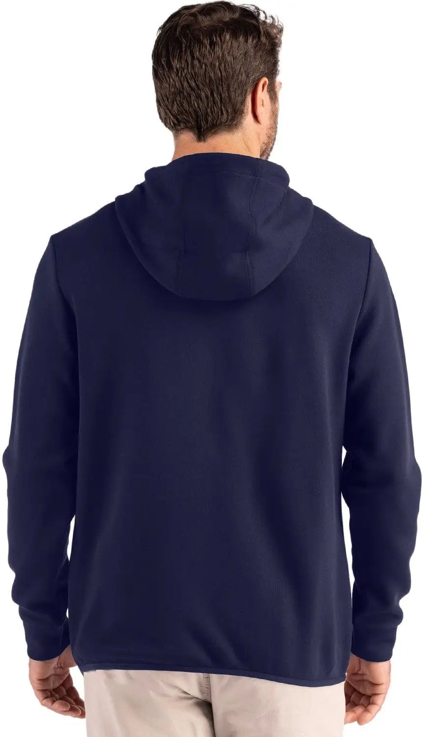 Clique Mqk00118 Haven Recycled Mens Full Zip Hooded Sweatshirt - Dark Navy