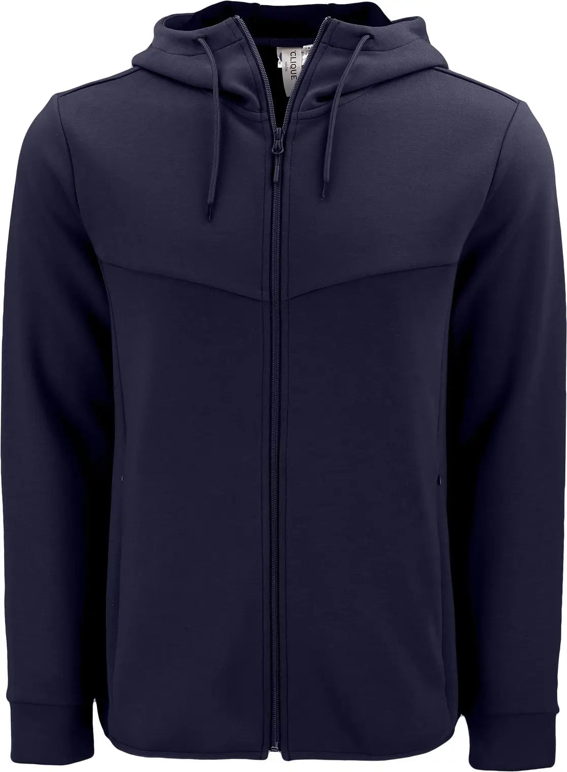 Clique Mqk00118 Haven Recycled Mens Full Zip Hooded Sweatshirt - Dark Navy