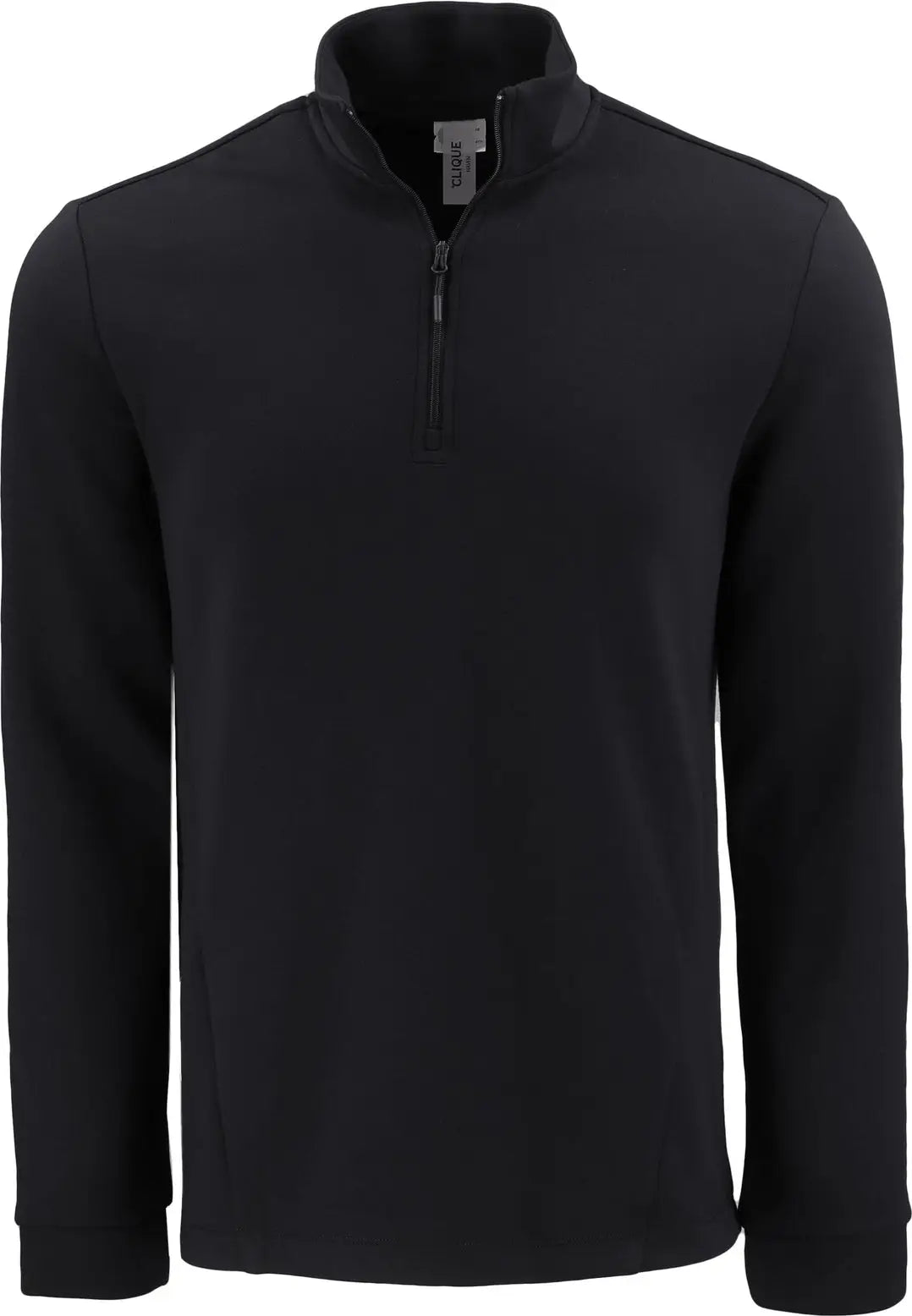 Clique Mqk00119 Haven Recycled Mens Quarter Zip Pullover - Black