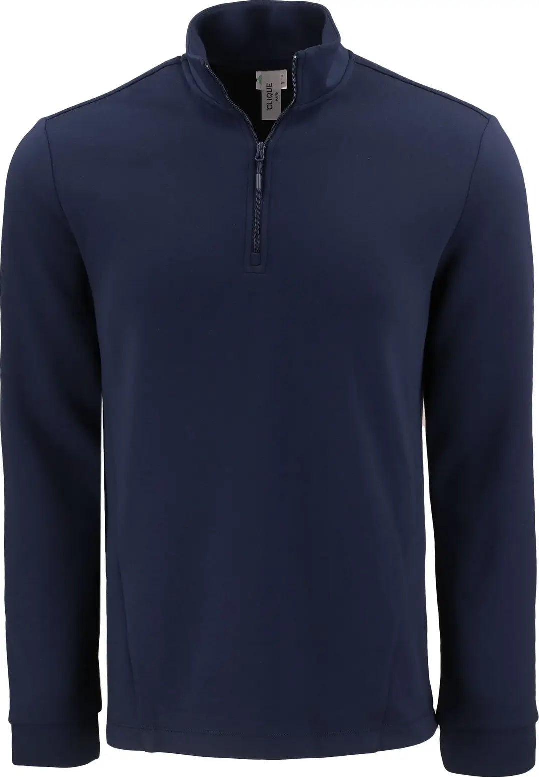 Clique Mqk00119 Haven Recycled Mens Quarter Zip Pullover - Dark Navy