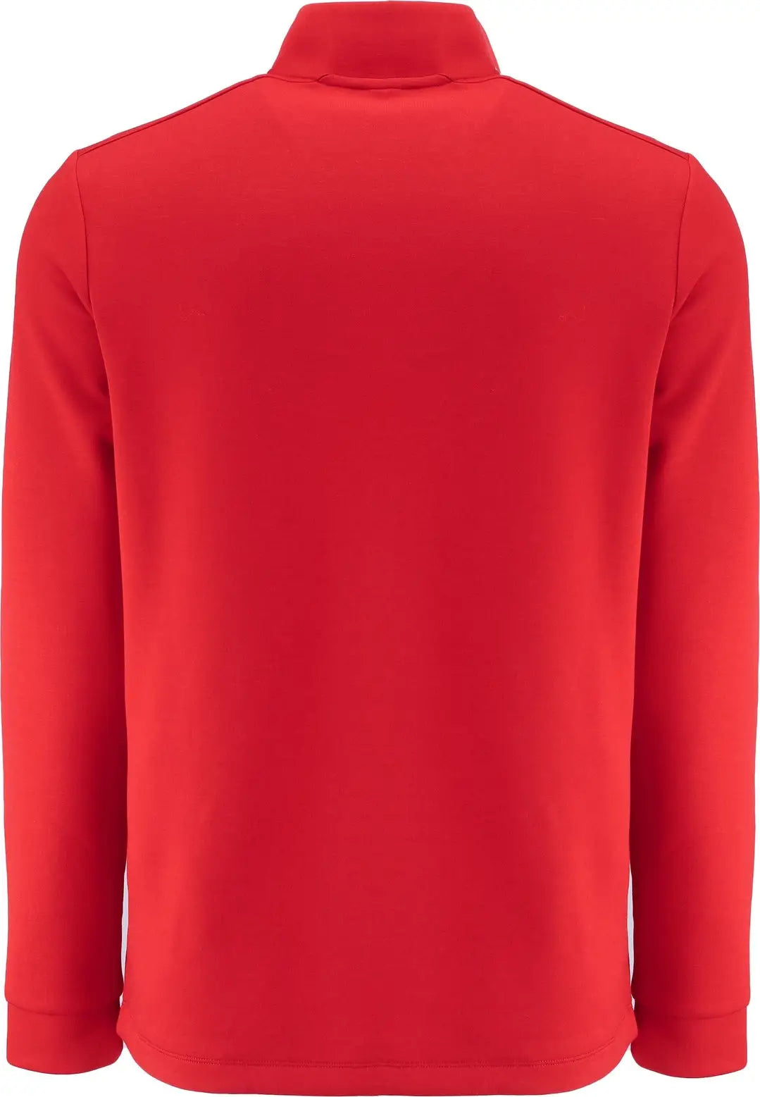 Clique Mqk00119 Haven Recycled Mens Quarter Zip Pullover - Red