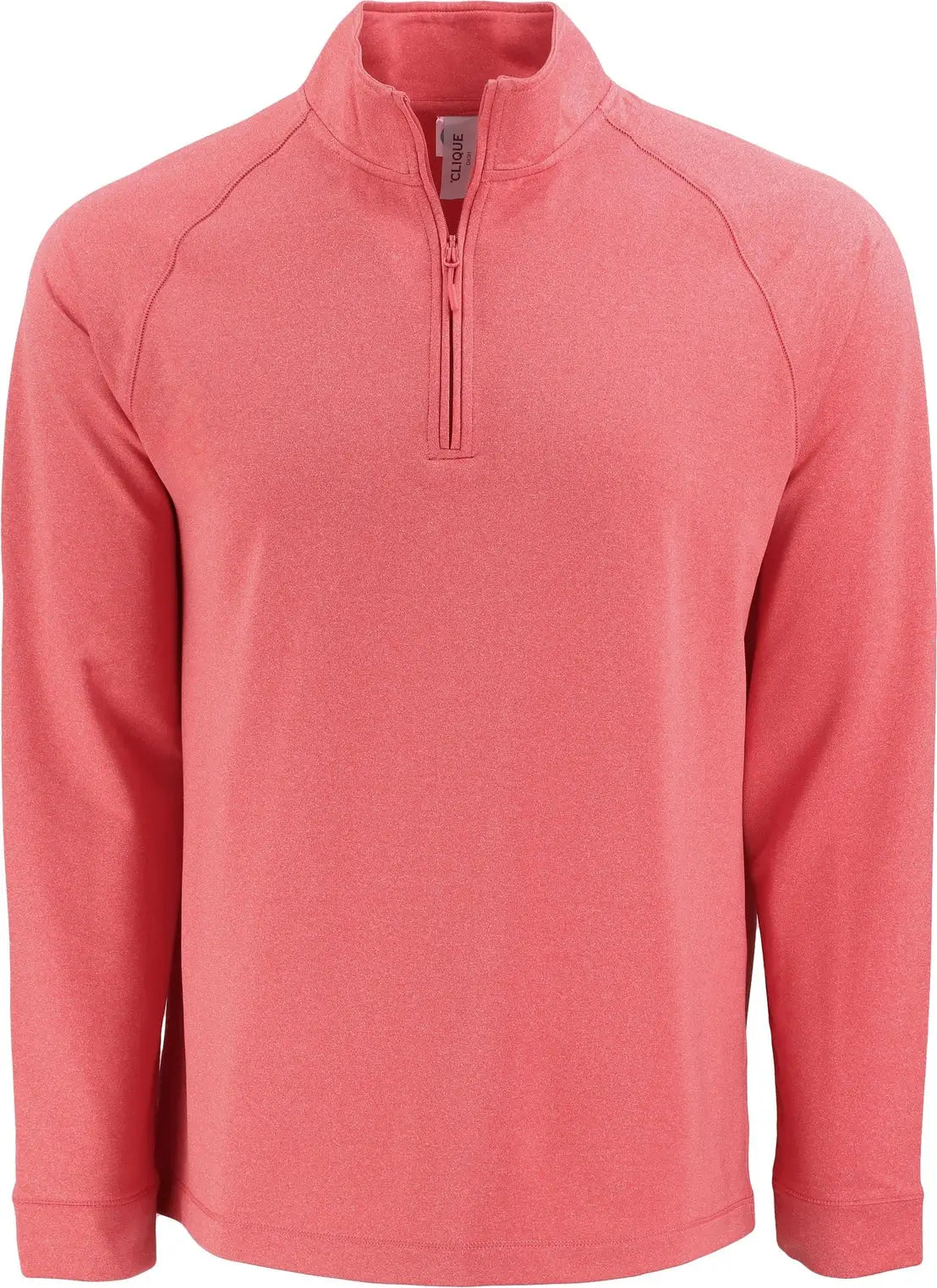 Clique Mqk00120 Dash Recycled Mens Quarter Zip Pullover - Red Heather - Adult s