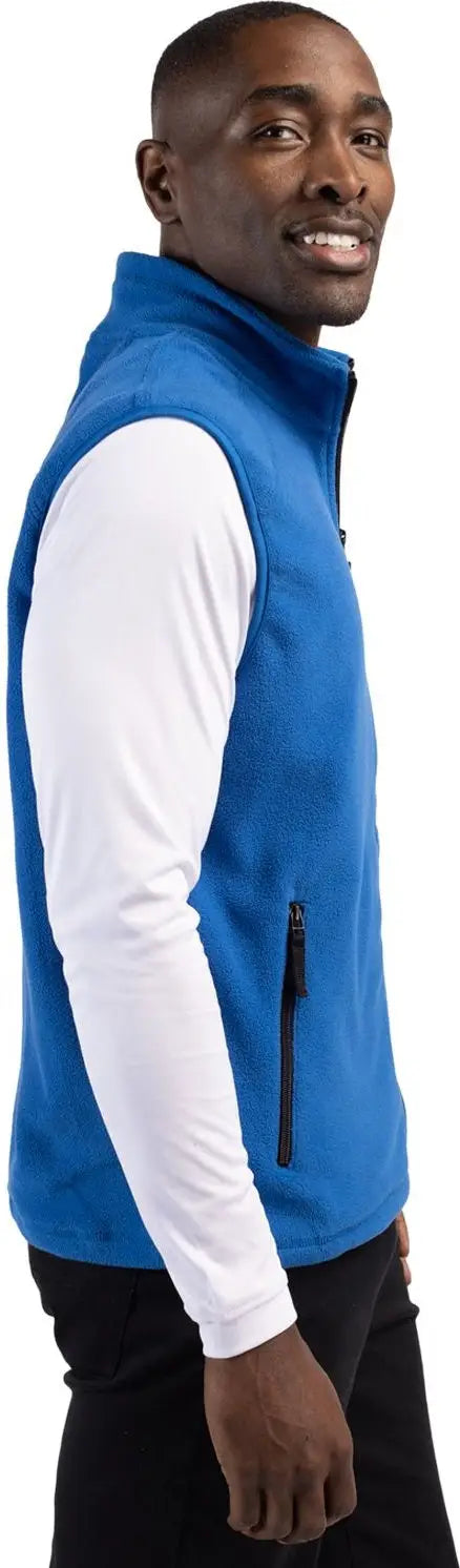 Clique Mqo00026 Summit Performance Fleece Full Zip Mens Vest - Royal Blue