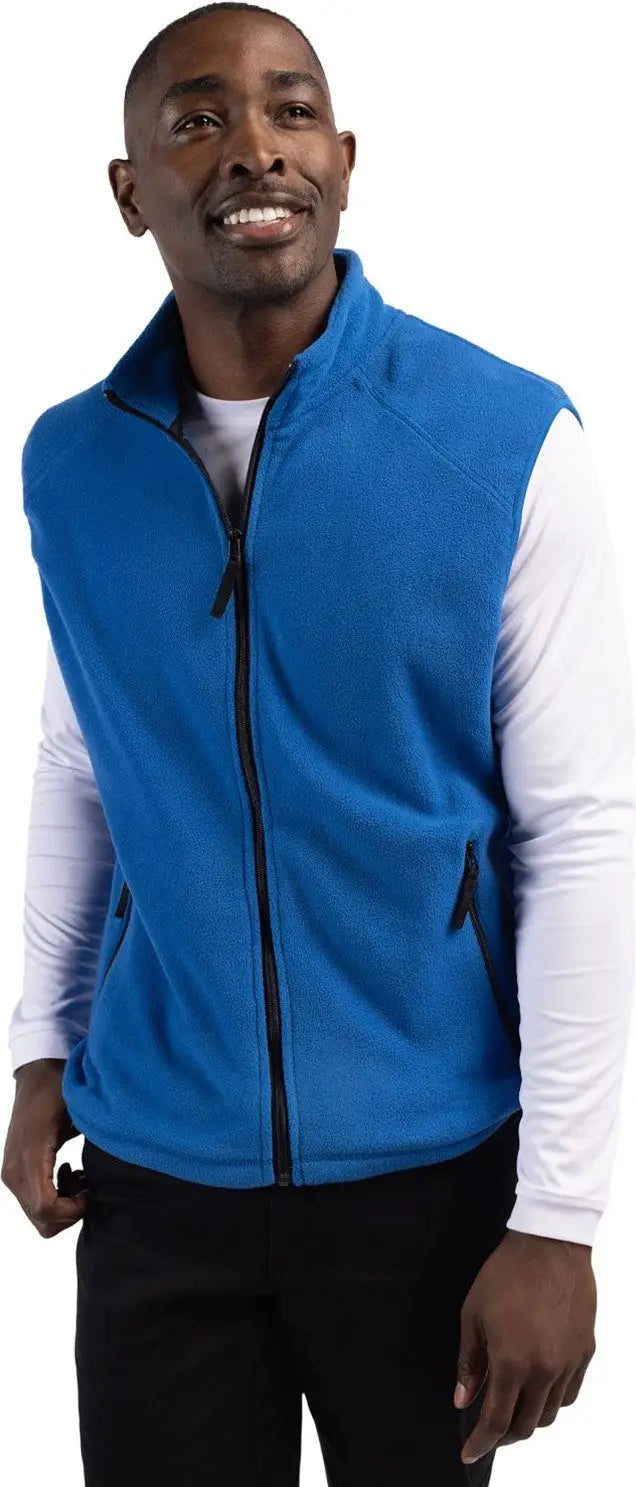 Clique Mqo00026 Summit Performance Fleece Full Zip Mens Vest - Royal Blue - Adult s