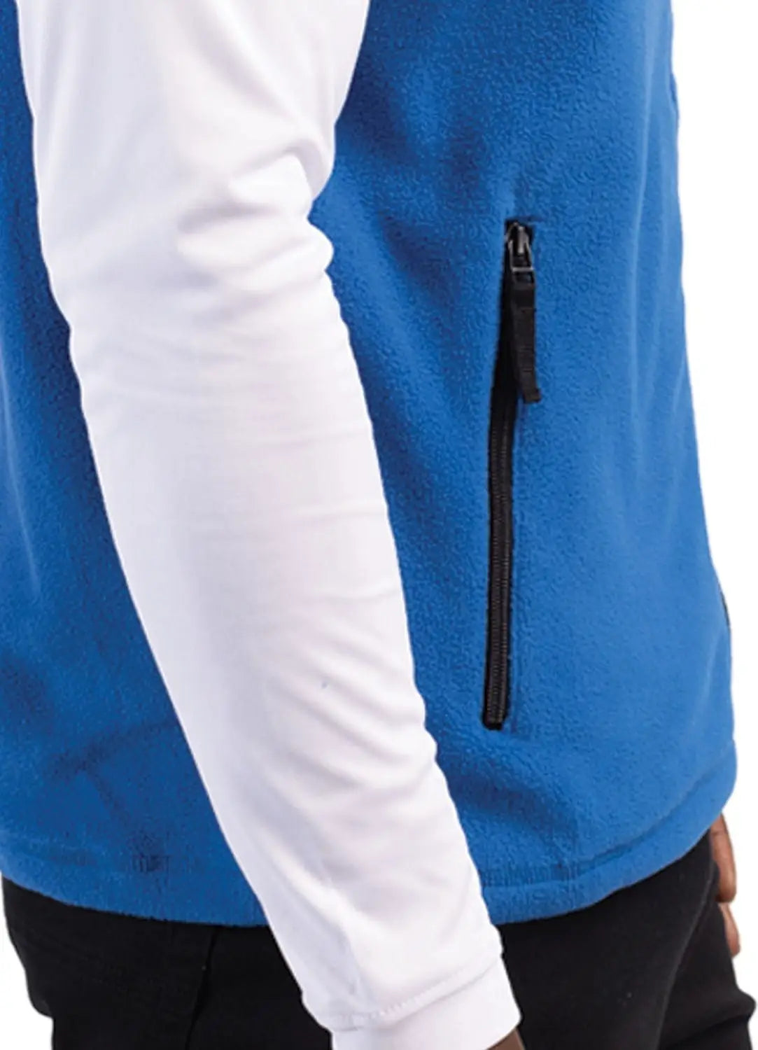 Clique Mqo00026 Summit Performance Fleece Full Zip Mens Vest - Royal Blue