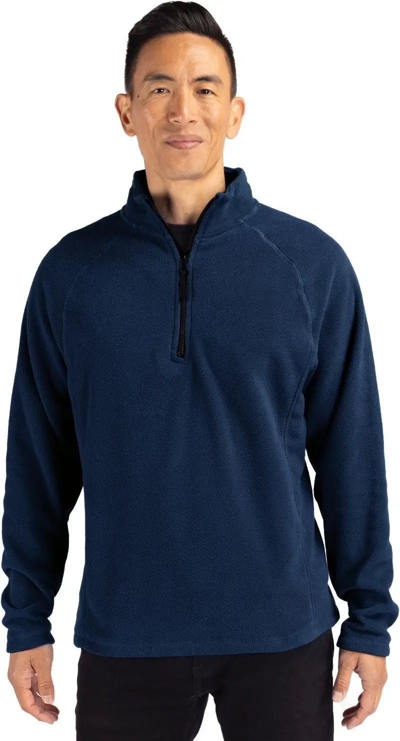 Clique Mqo00027 Summit Performance Fleece Half Zip Mens Pullover Jacket - Navy - Adult s