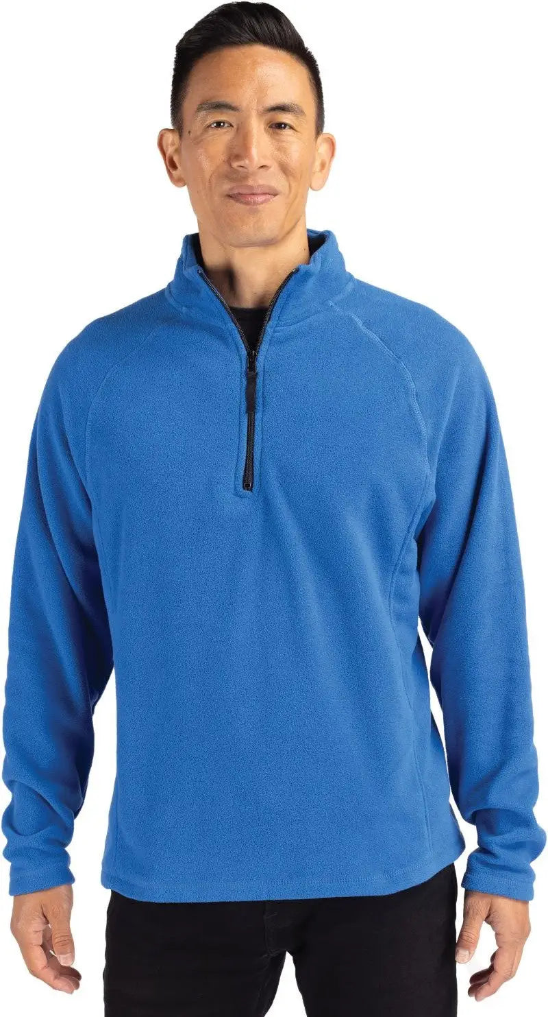 Clique Mqo00027 Summit Performance Fleece Half Zip Mens Pullover Jacket - Royal Blue - Adult s