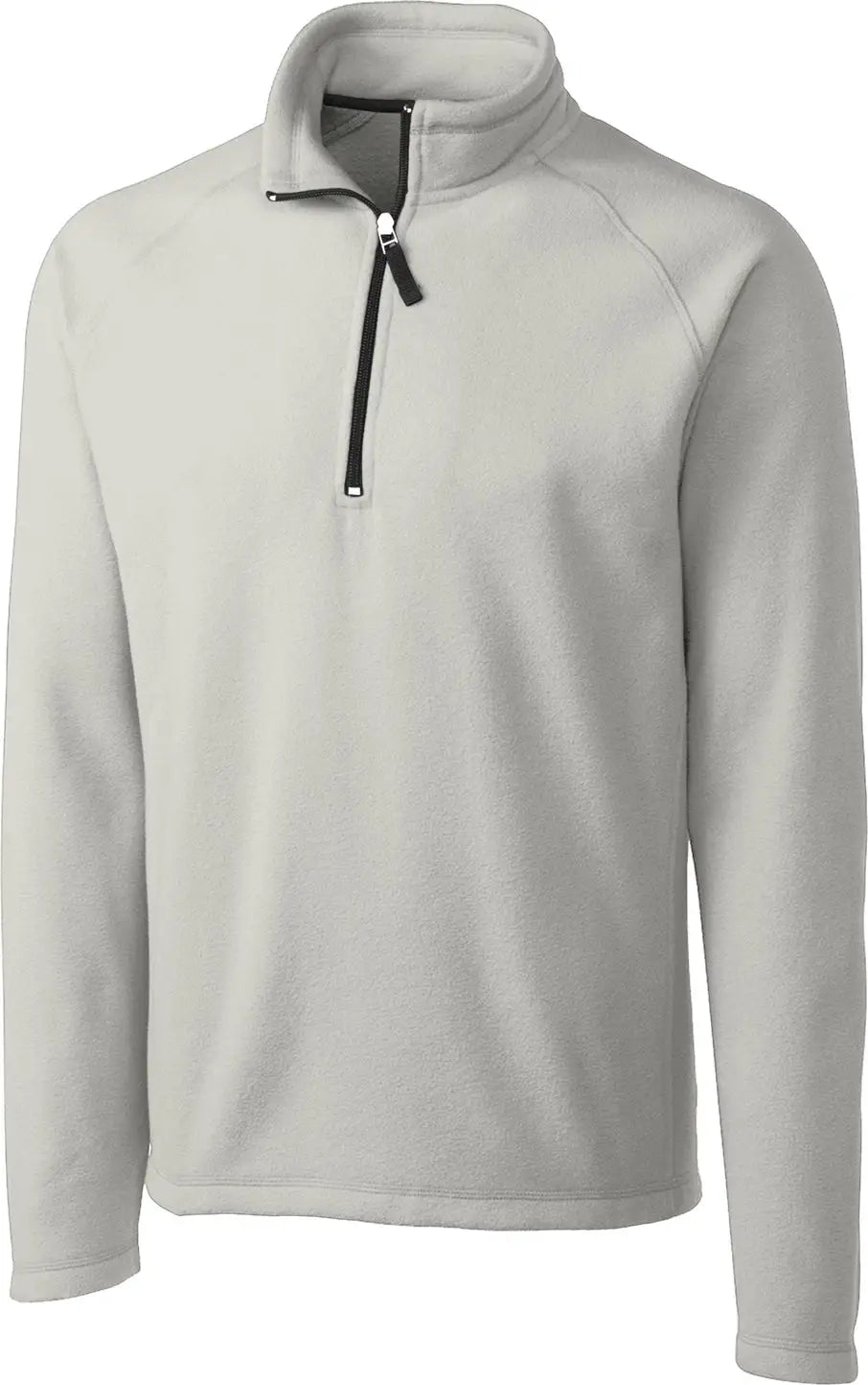 Clique Mqo00027 Summit Performance Fleece Half Zip Mens Pullover Jacket - Silver - Adult s