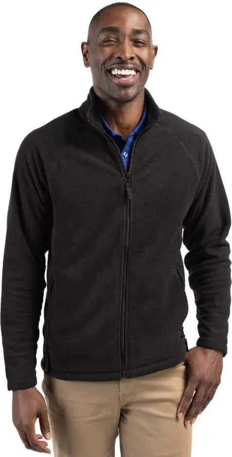 Clique Mqo00028 Summit Performance Fleece Full Zip Mens Jacket - Black - Adult s