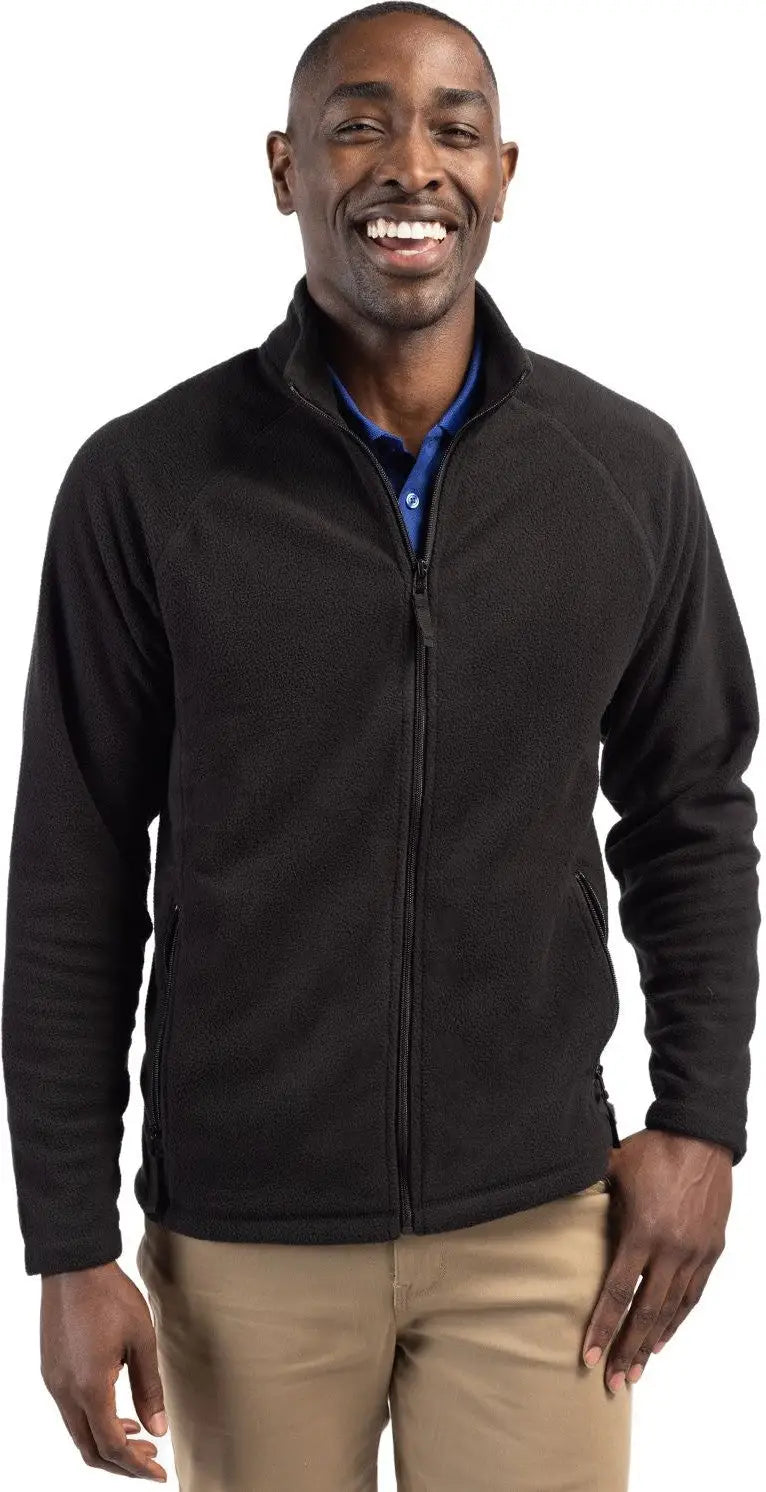 Clique Mqo00028 Summit Performance Fleece Full Zip Mens Jacket - Black