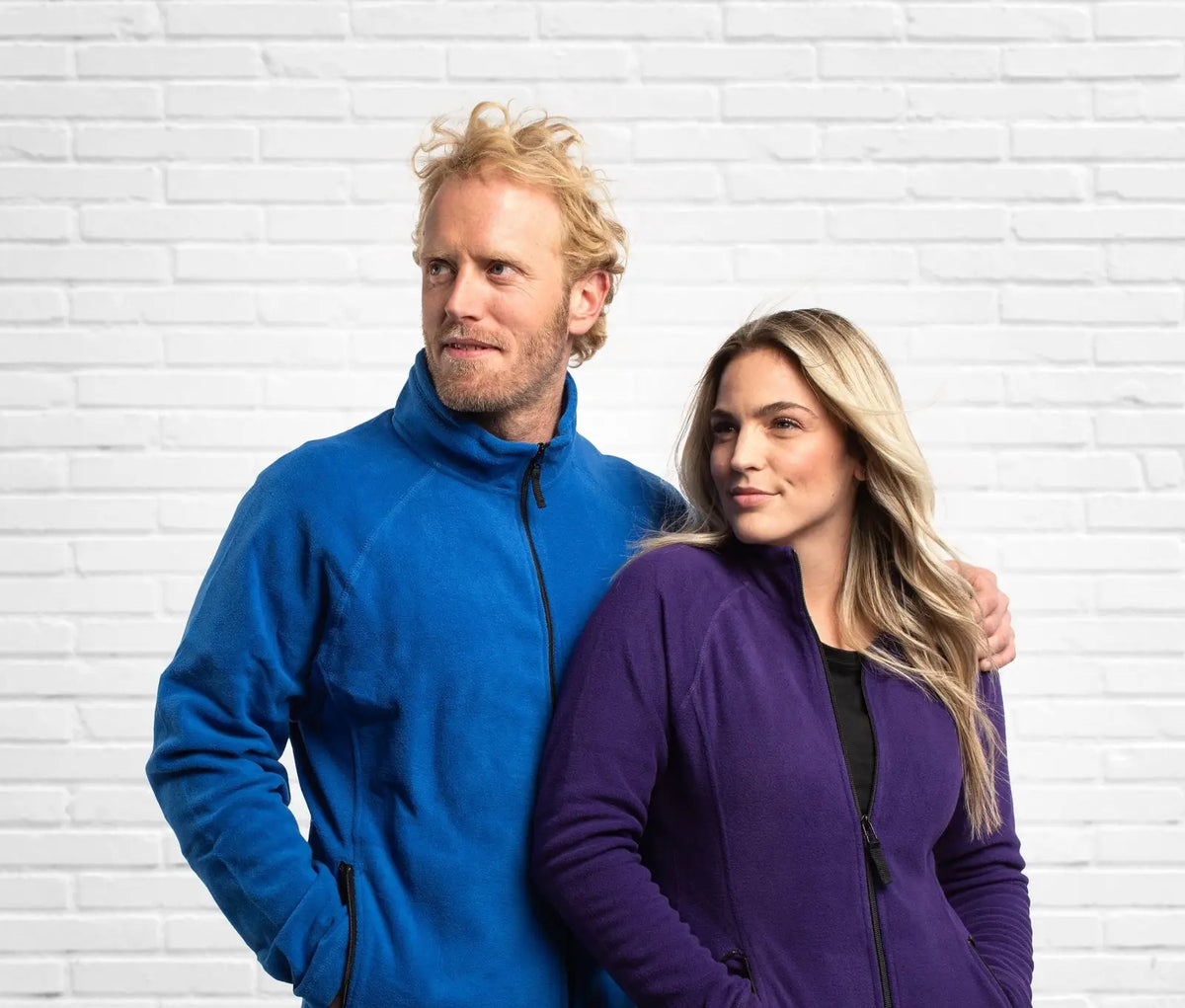 Clique Mqo00028 Summit Performance Fleece Full Zip Mens Jacket - Royal Blue