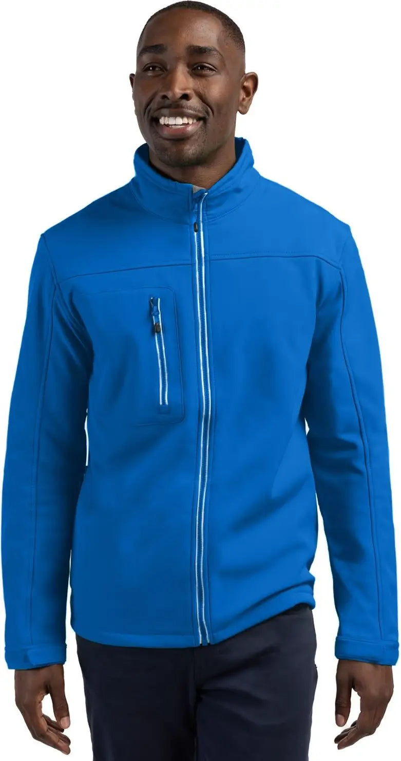 Clique Mqo00055 Telemark Eco Stretch Softshell Full Zip Mens Jacket - Royal Blue - Adult s