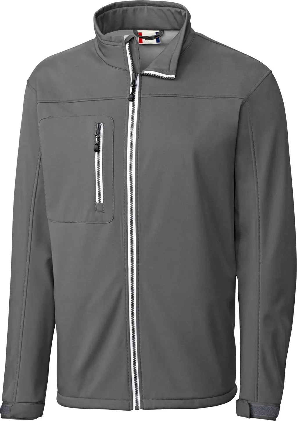 Clique Mqo00055 Telemark Eco Stretch Softshell Full Zip Mens Jacket - Pure Slate