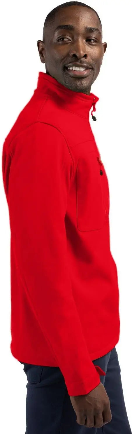 Clique Mqo00055 Telemark Eco Stretch Softshell Full Zip Mens Jacket - Red