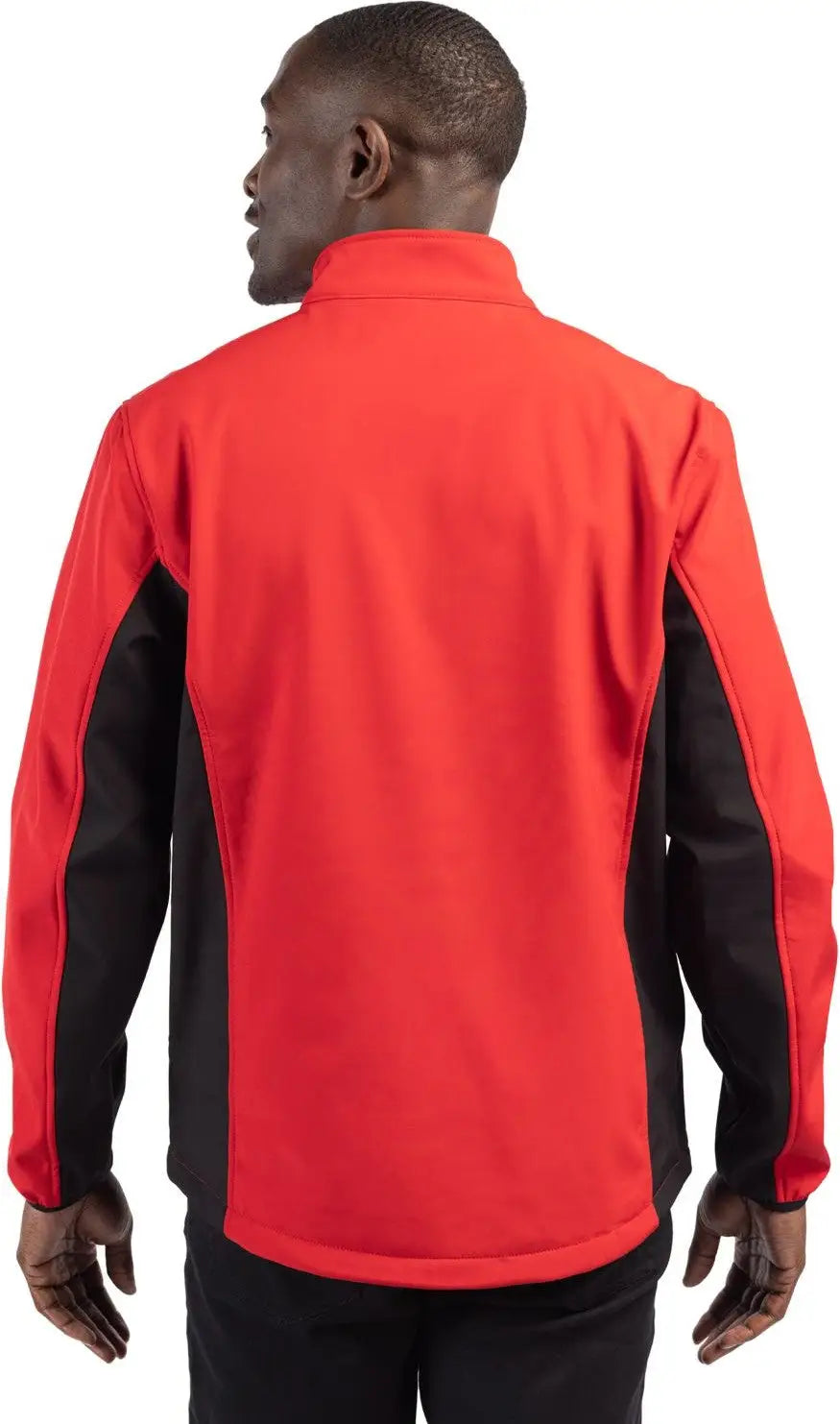 Clique Mqo00056 Narvik Eco Stretch Softshell Full Zip Mens Jacket - Red Black